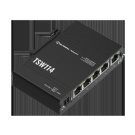Teltonika DIN Rail Switch 5 10/100/1000 ports - teltsw114