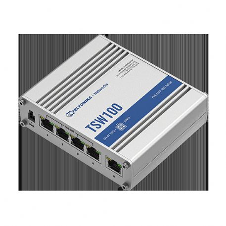Teltonika PoE+ Switch 5 10/100/1000 ports - teltsw100