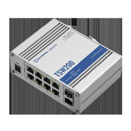 Teltonika PoE+ Switch 8 10/100/1000, 2 SFP ports - teltsw200
